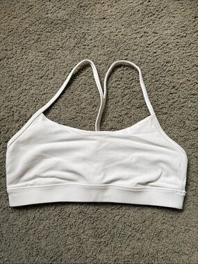 Lululemon White Women's Sports Bra. No Pads**